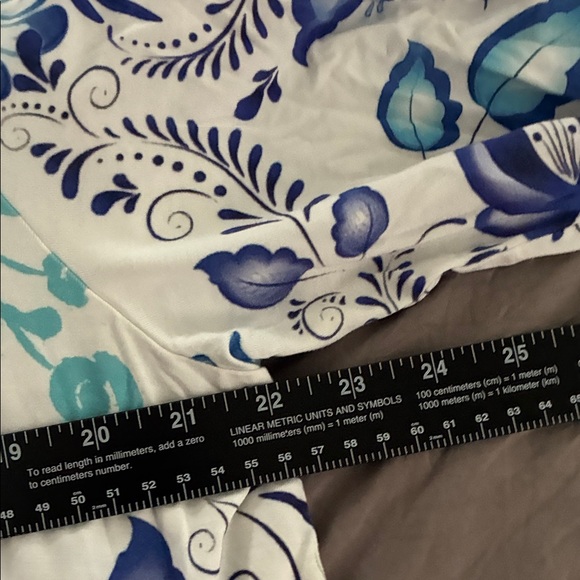 Johnny Was Blue and Pink Floral Dress - Picture 13 of 15